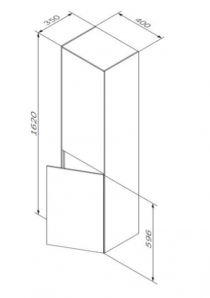 Шкаф-колонна подвесной AM.PM INSPIRE V2.0 40 см, push-to-open, элегантный серый, M50ACHX0406EGM