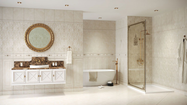Карандаш Eurotile Ceramica MARBELIA (золото) 2,5х89,5, 19