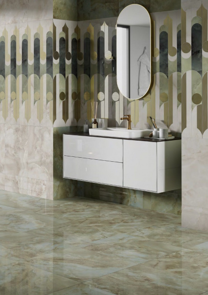 Керамическая плитка напольная Kerama Marazzi Милан Бордюр Джардини наборный 60x15x11, ID123