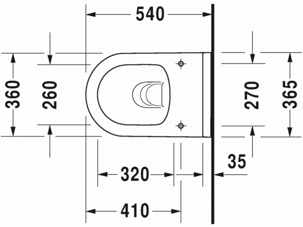 Унитаз подвесной Duravit Starck 3 Rimless с сиденьем микролифт, 45270900A1