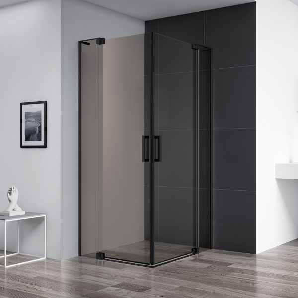 Душевая кабина Cezares SLIDER-A-2-80/90-BR-NERO