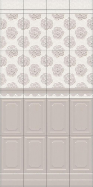 Бордюр Kerama Marazzi 25х4,2 Багатель NT\A259\6352
