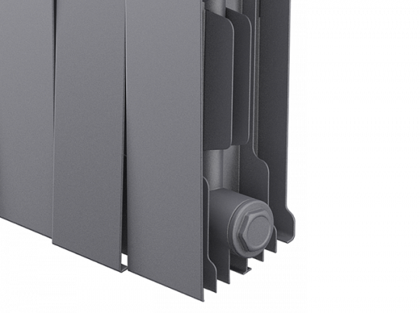 Радиатор биметаллический Royal Thermo PianoForte 200 /Silver Satin - 18 секций, серебристый, RTPSS20