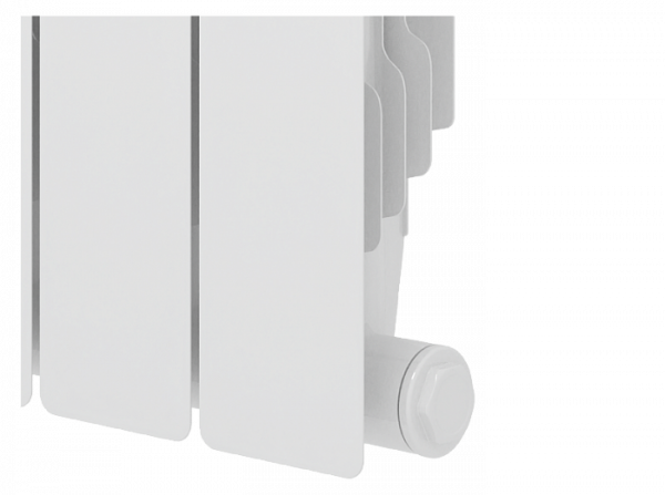 Радиатор биметаллический Royal Thermo Revolution Bimetall 500 2.0 – 6 секций, белый, RTRB250006