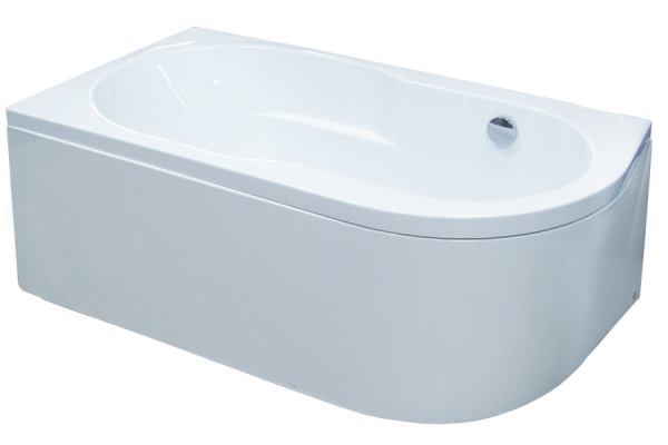 Ванна акриловая Royal Bath AZUR  170х80х60 см, белый, левая, RB614203L