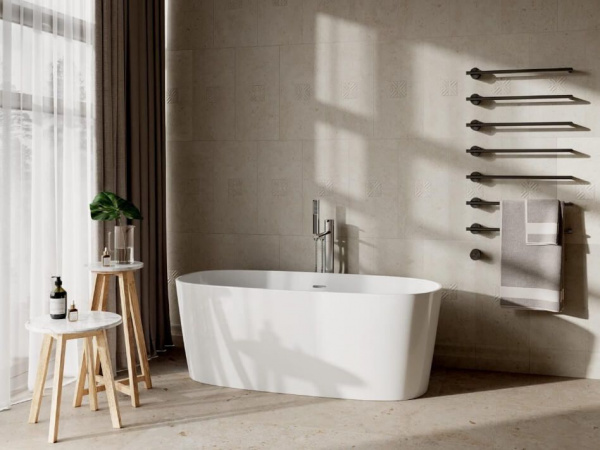 Бордюр Kerama Marazzi Карму серый светлый мат 30х12, BDA020R