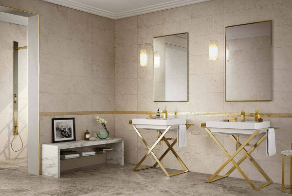 Плинтус напольный Atlas Concorde Supernova Stone Cream Battiscopa 7,2х60х1