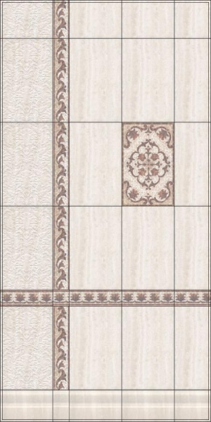 Бордюр Kerama Marazzi 25х4 Пантеон беж BOA003