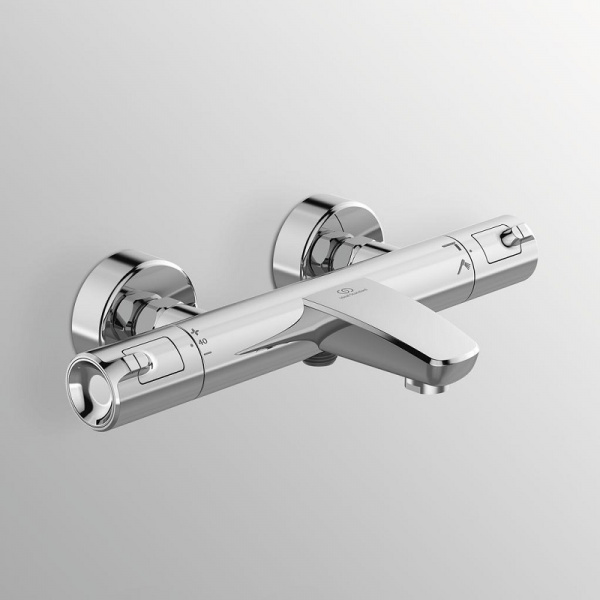 Термостатический смеситель Ideal Standard Ceratherm T50 для ванны/душа, настенный, хром, A7223AA