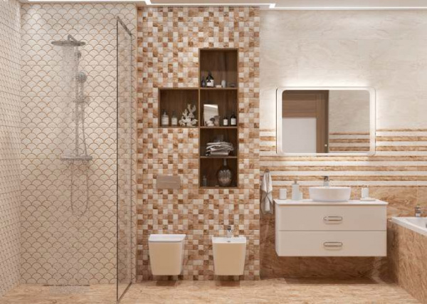 Керамическая плитка настенная Cube Ceramica Rockberry Gris 30*60