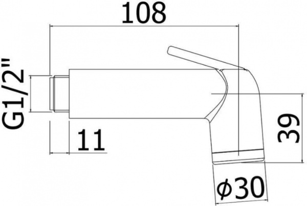 Гигиенический душ Paffoni Minorca ZDUP099CR