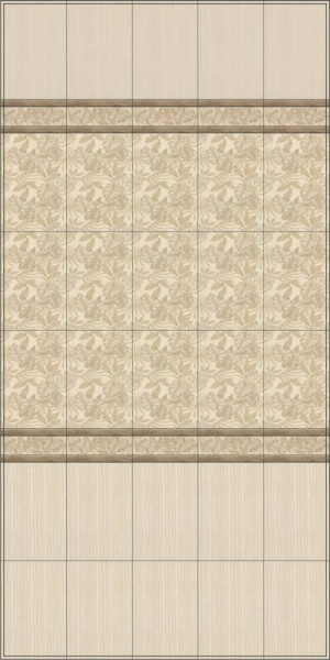 Плитка керамическая настенная Kerama Marazzi Муза беж 20x30, 8311