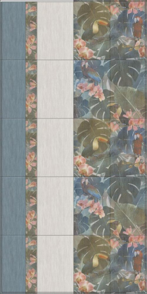Плинтус Kerama Marazzi Пальмовый лес беж светлый 25x15 FMB017