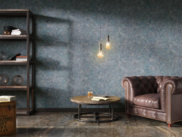 Обои виниловые Kerama Marazzi Мармарос мотив, серый, KM5702