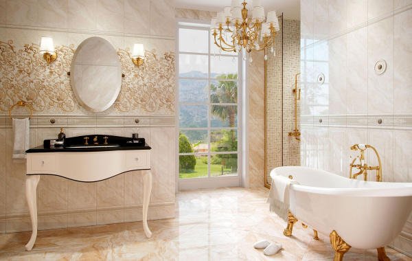 Керамическая плитка настенная Eurotile Ceramica CRYSTILE BEIGE 29,5х89,5, 522 CYL3BG
