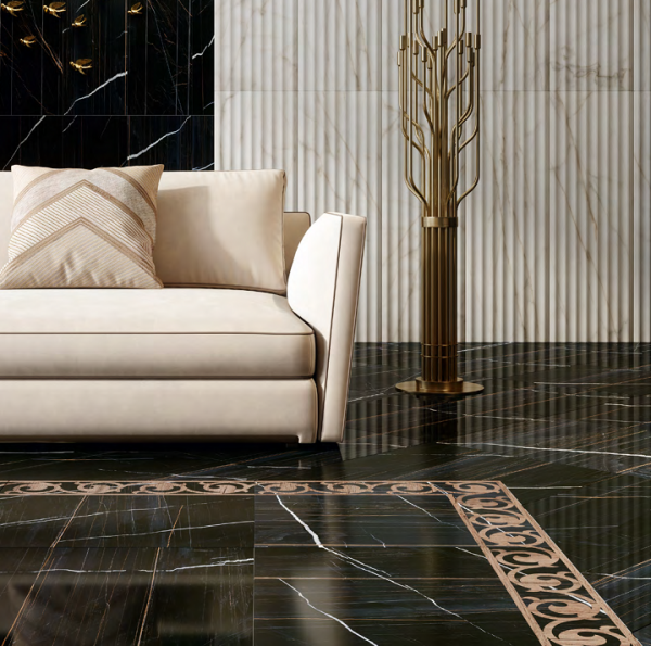 Керамическая плитка настенная Kerama Marazzi Милан Греппи белый структура 40x120x12, 14034R