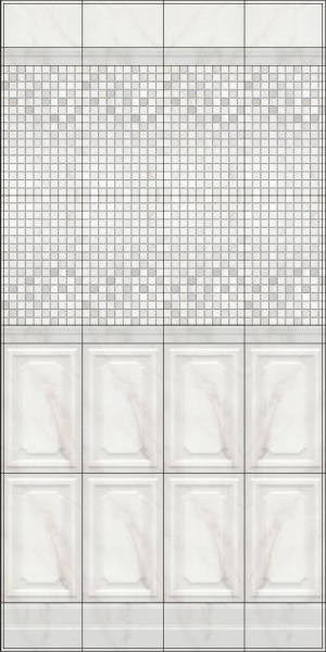 Плитка настенная Kerama Marazzi 25*40 Гран Пале беж панель 6353