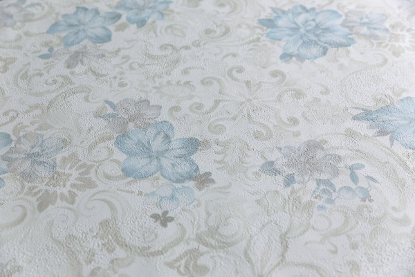 Обои виниловые Kerama Marazzi Азулежу мотив, светло-бежевый, KM6515