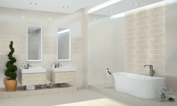 Декор Azori AURA MARFIL Geometria 31.5*63, 586552002