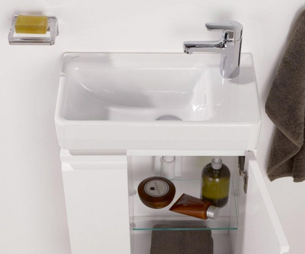 Раковина Laufen Pro S, 36 см, подвесная, с отверстием для смесителя справа, белая, 8.1596.0.000.104.