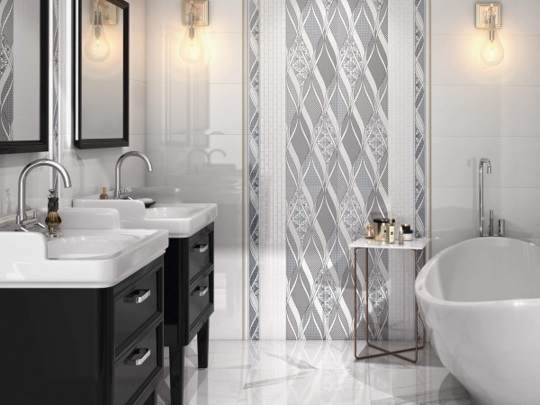 Бордюр Kerama Marazzi 30х2,5 белый SPA005R