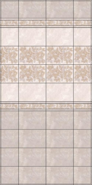 Карандаш Kerama Marazzi Баккара 20х2 беж темный PFE005