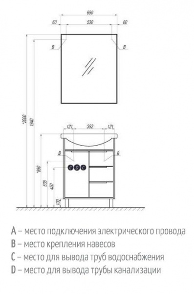 РИКО 65 Зеркало