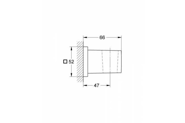 Настенный держатель Grohe Euphoria Cube, хром, 27693000
