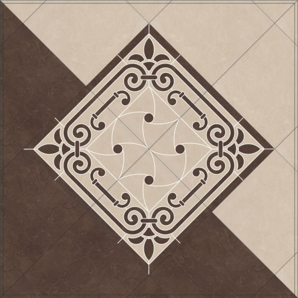 Вставка Kerama Marazzi 7х7 Версаль AD\B400\SG9297