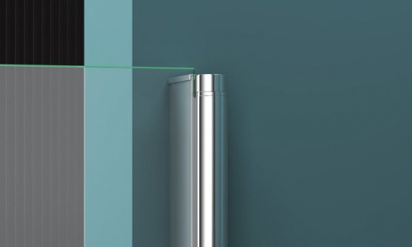 Душевая дверь BelBagno 1900x1950, прозрачное стекло, хромированный профиль, ETNA-B-2-190-C-Cr