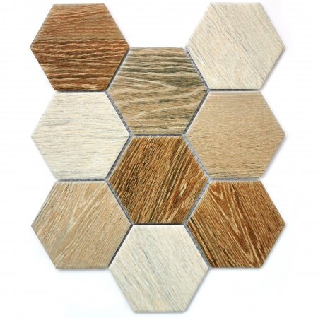 Керамическая мозаика Bonaparte Wood comb