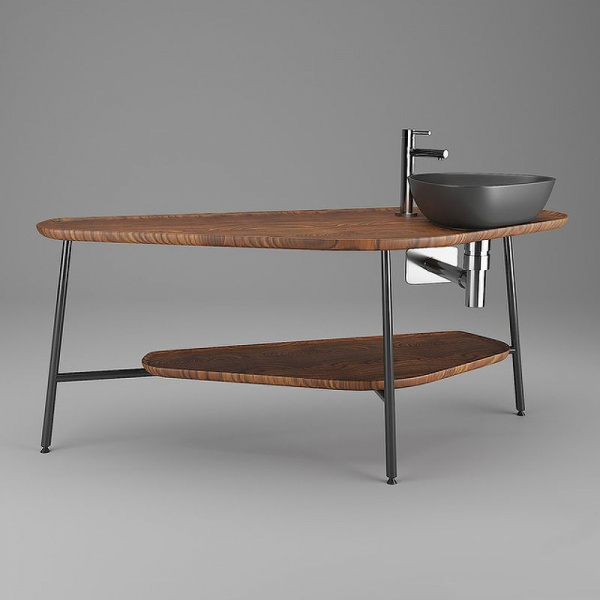 Раковина Vitra Plural 47, черный матовый, 7812B483-0016