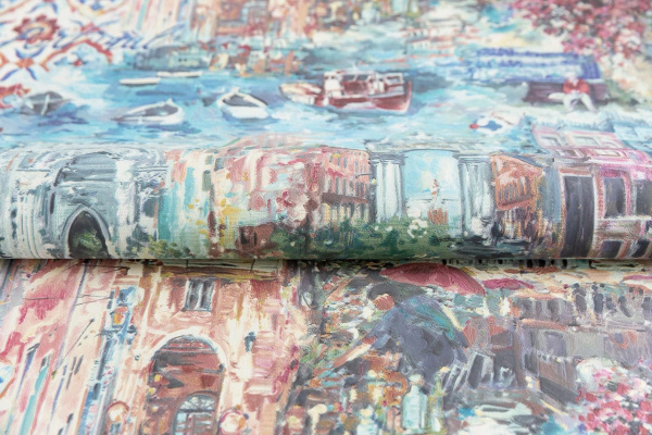 Обои виниловые Kerama Marazzi Впечатление мотив, цветной, KM6604