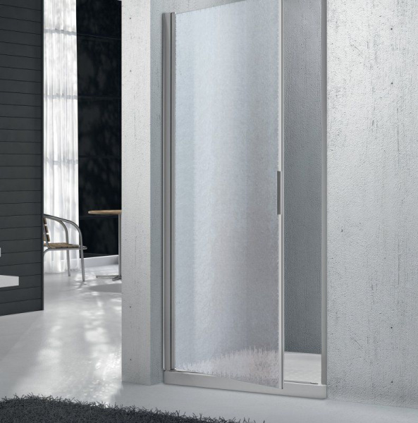 Душевая дверь BelBagno 550x1900, прозрачное стекло, хромированный профиль, SELA-B-1-55-C-Cr