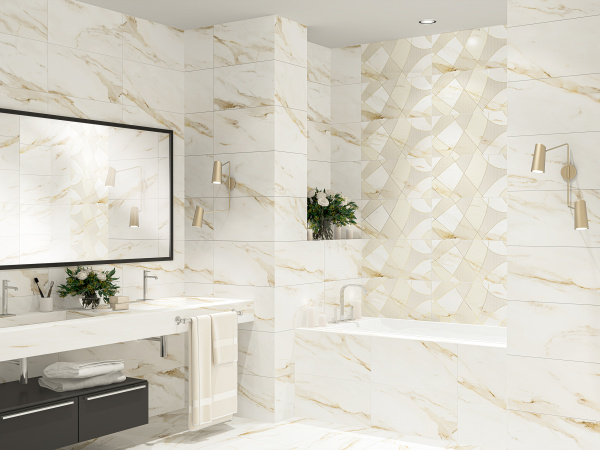 Декор Azori CALACATTA ROYAL VITRAGE 31,5*63 1с, 587912002