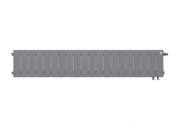 Радиатор биметаллический Royal Thermo PianoForte 200 /Silver Satin VDR - 20 секций, серебристый, RTP