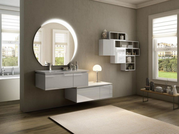 Подвесной шкафчик Cezares AVRIL 100х45х32, 54404 Bianco Lucido