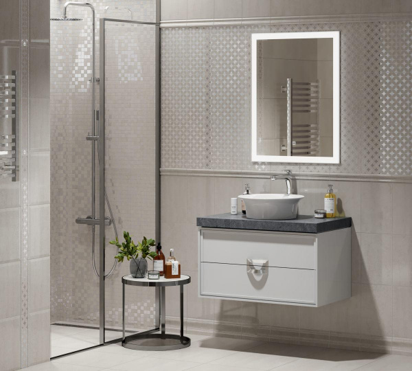 Карандаш Kerama Marazzi Туф бежевый светлый глянц 20х2, PFE033