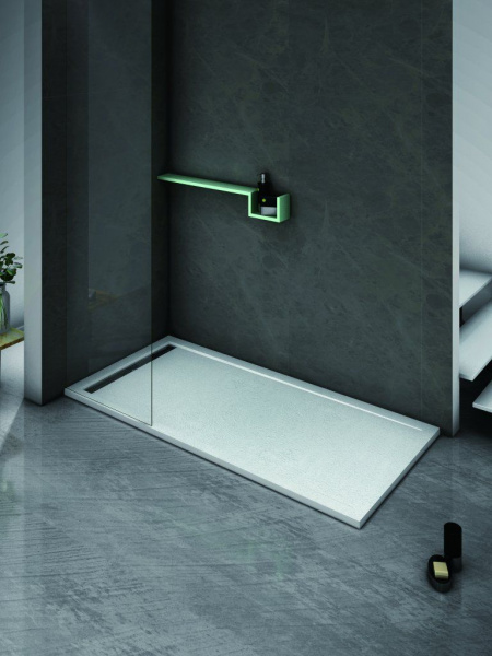 Поддон литой Cezares из искусственного мрамора, прямоугольный 1200x800x30, TRAY-AS-AH-120/80-30-W