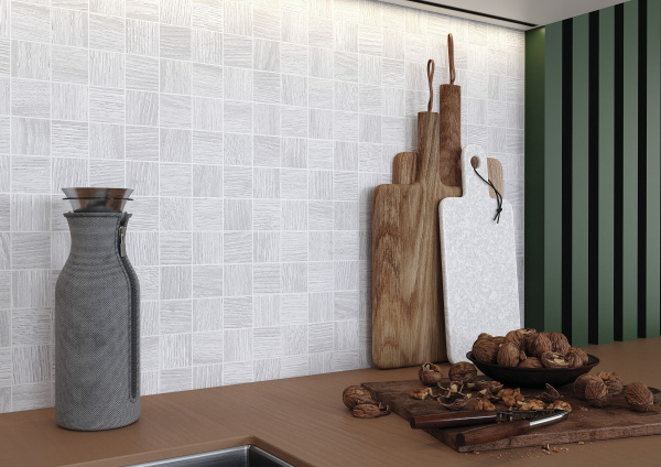 Мозаика Cersanit Вудхаус (Woodhouse) светло серый 30х30, WS6O526